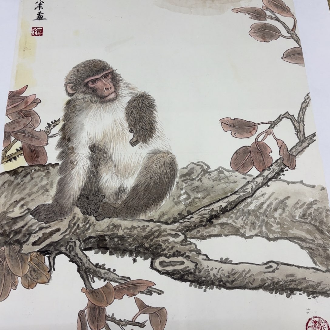 国画等****时三尺花鸟花鸟