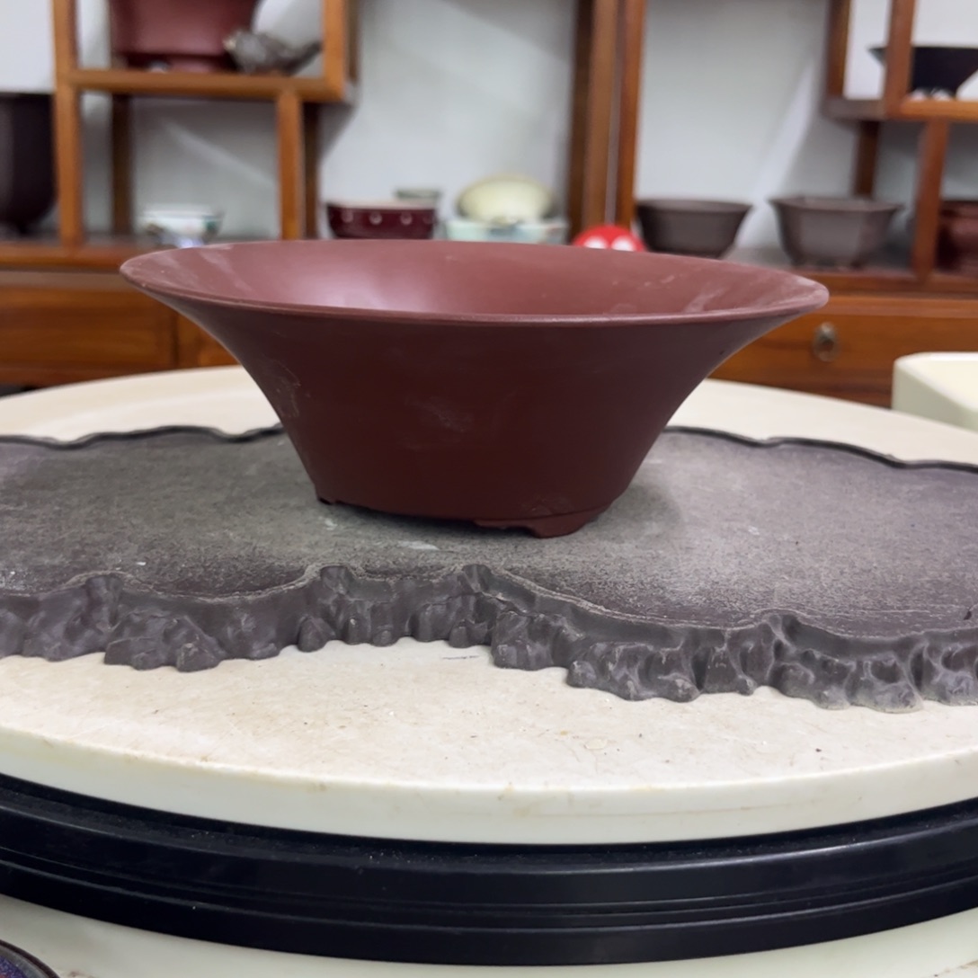 紫砂花盆瑕疵6.5-18.5。。。