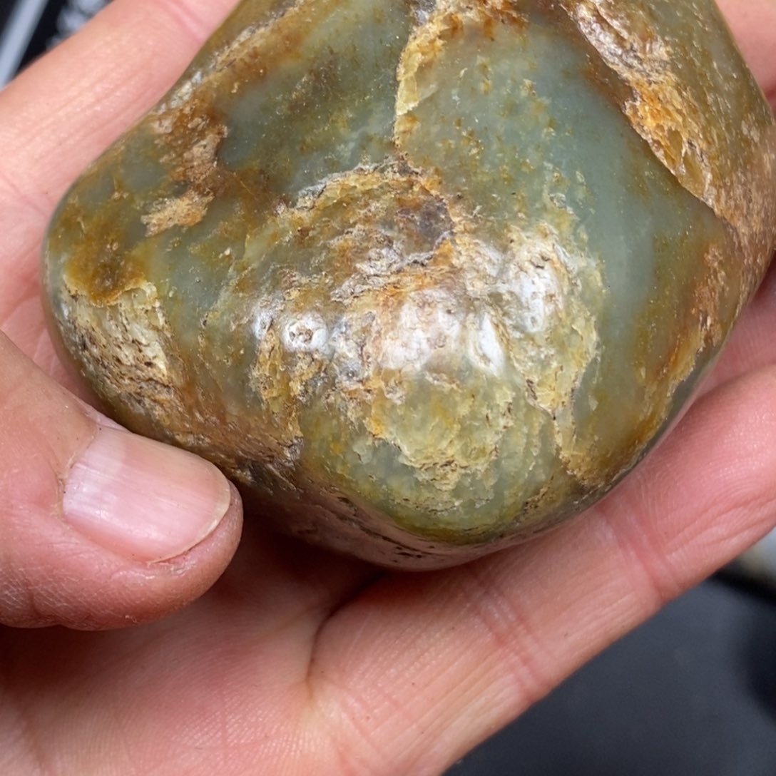 和田玉挂件银S925镀金镶嵌