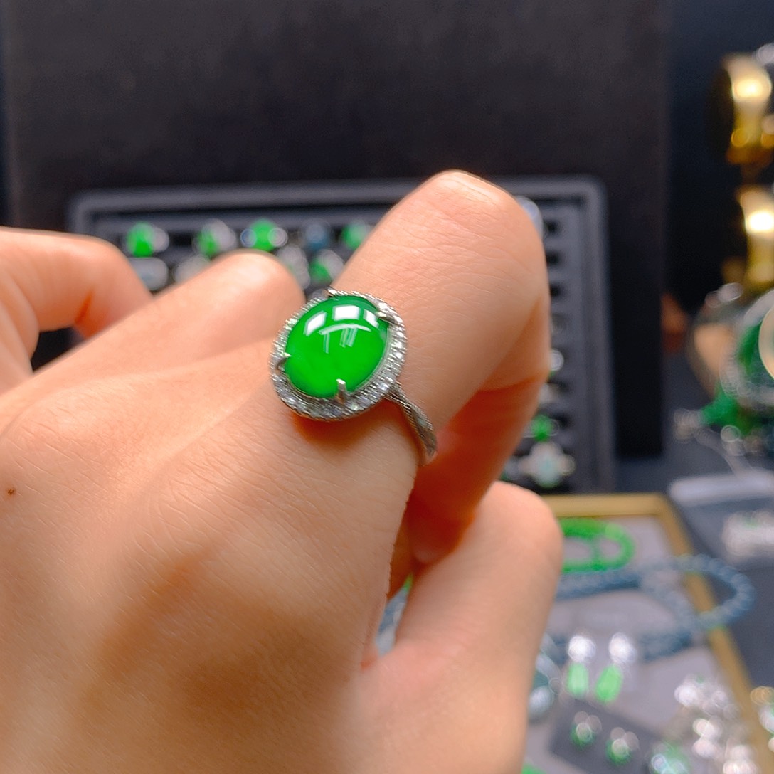 未镶嵌戒指翡翠天然翡翠