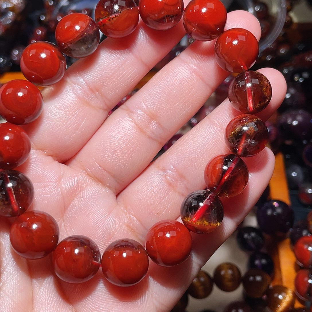 水晶手串未镶嵌不****财手串