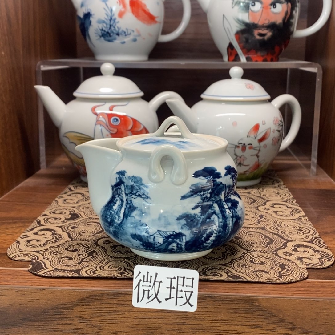 釉下彩手工绘制手工绘制