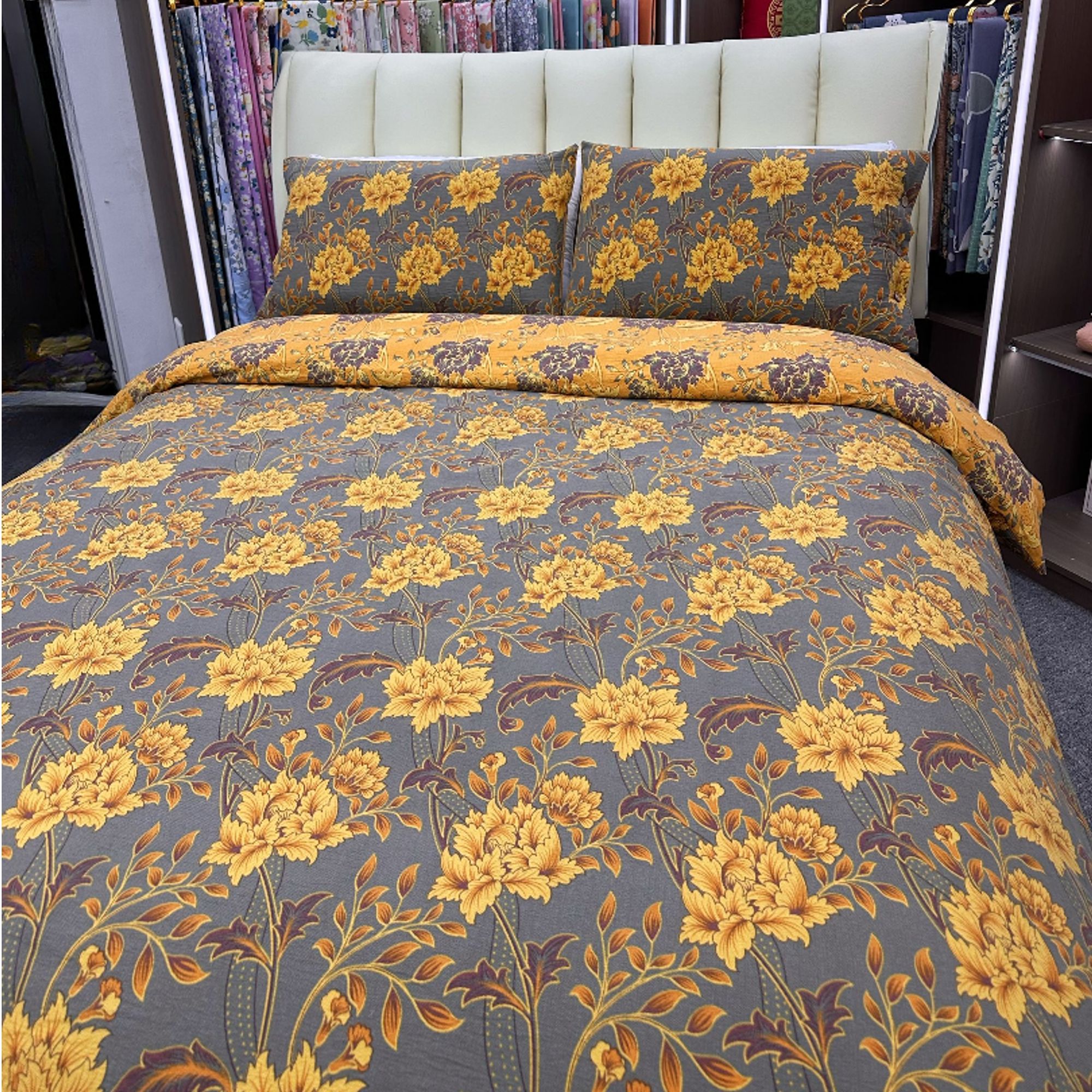 【MS】轻奢复古双层纱四件套--如梦花语