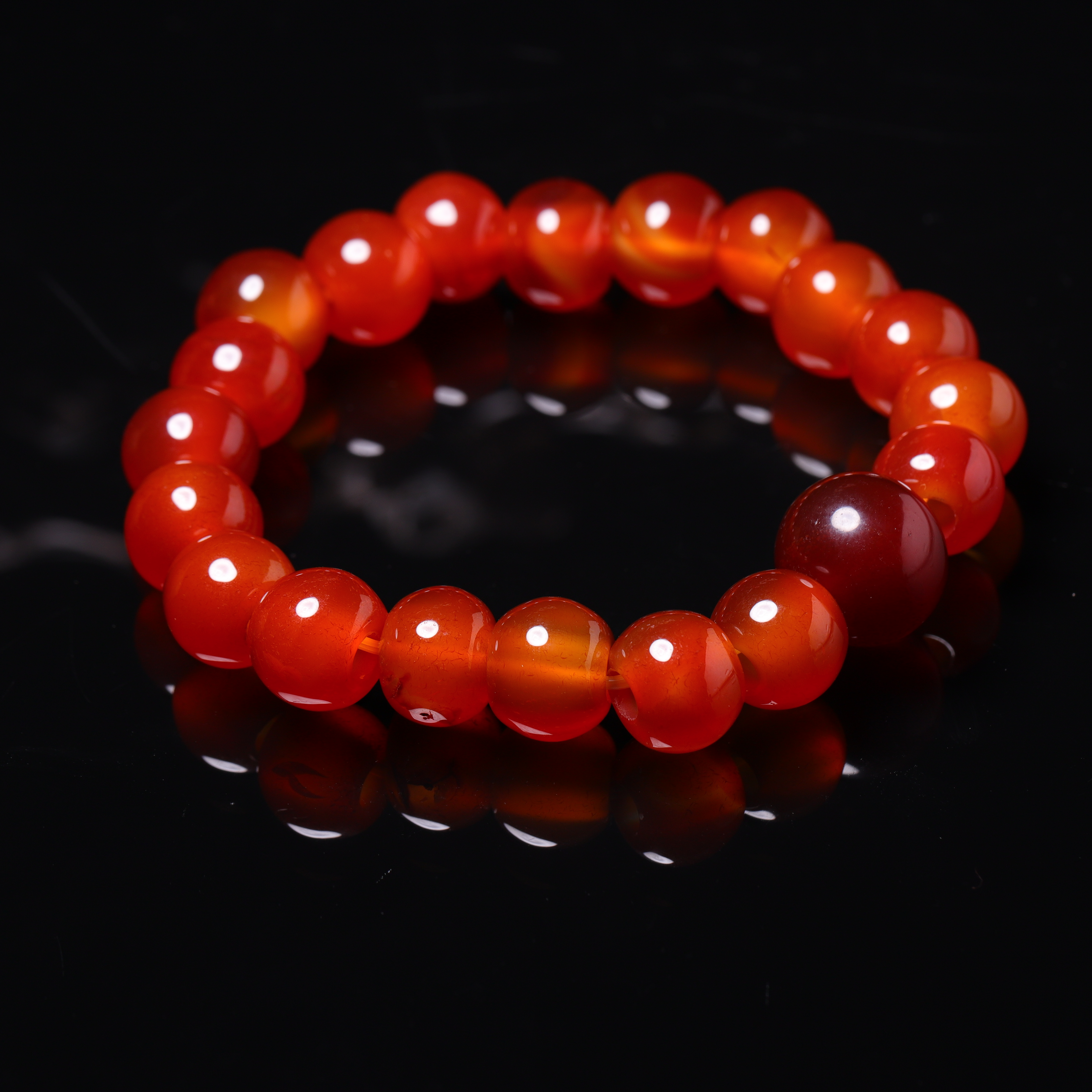 明代天然玛瑙手串-NX