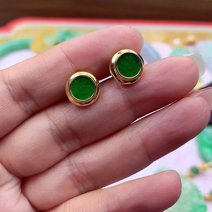 翡翠颈饰银S925镶嵌翡翠