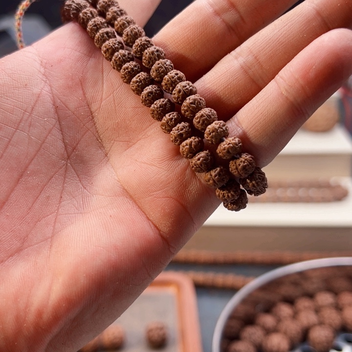 金刚菩提吊坠HI老弟卡7勿里达纯血老树王双圈