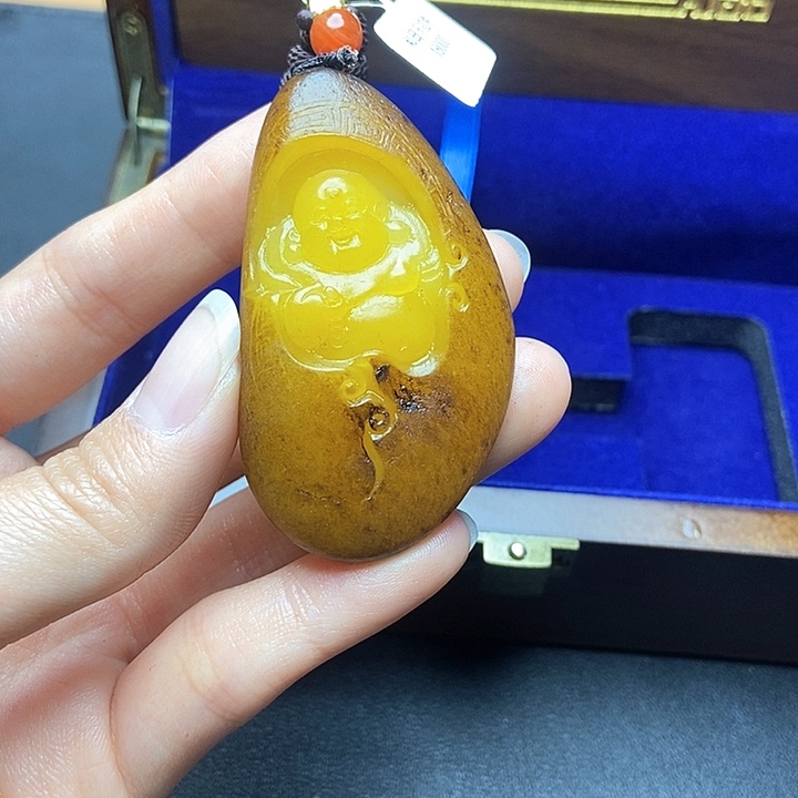 和田玉挂件未镶嵌神**舞N