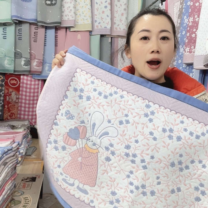 棉特价促销蓝色花园兔