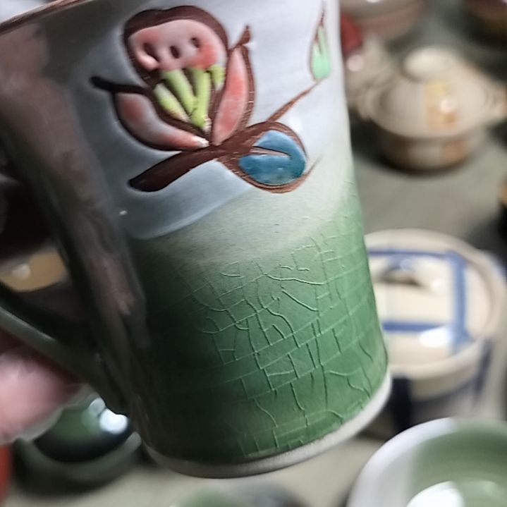 盘瓷片磁州窑五厂杯子壶盘碗