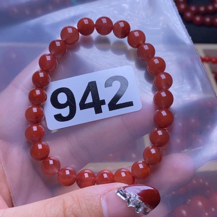 南红玛瑙手链合金娜