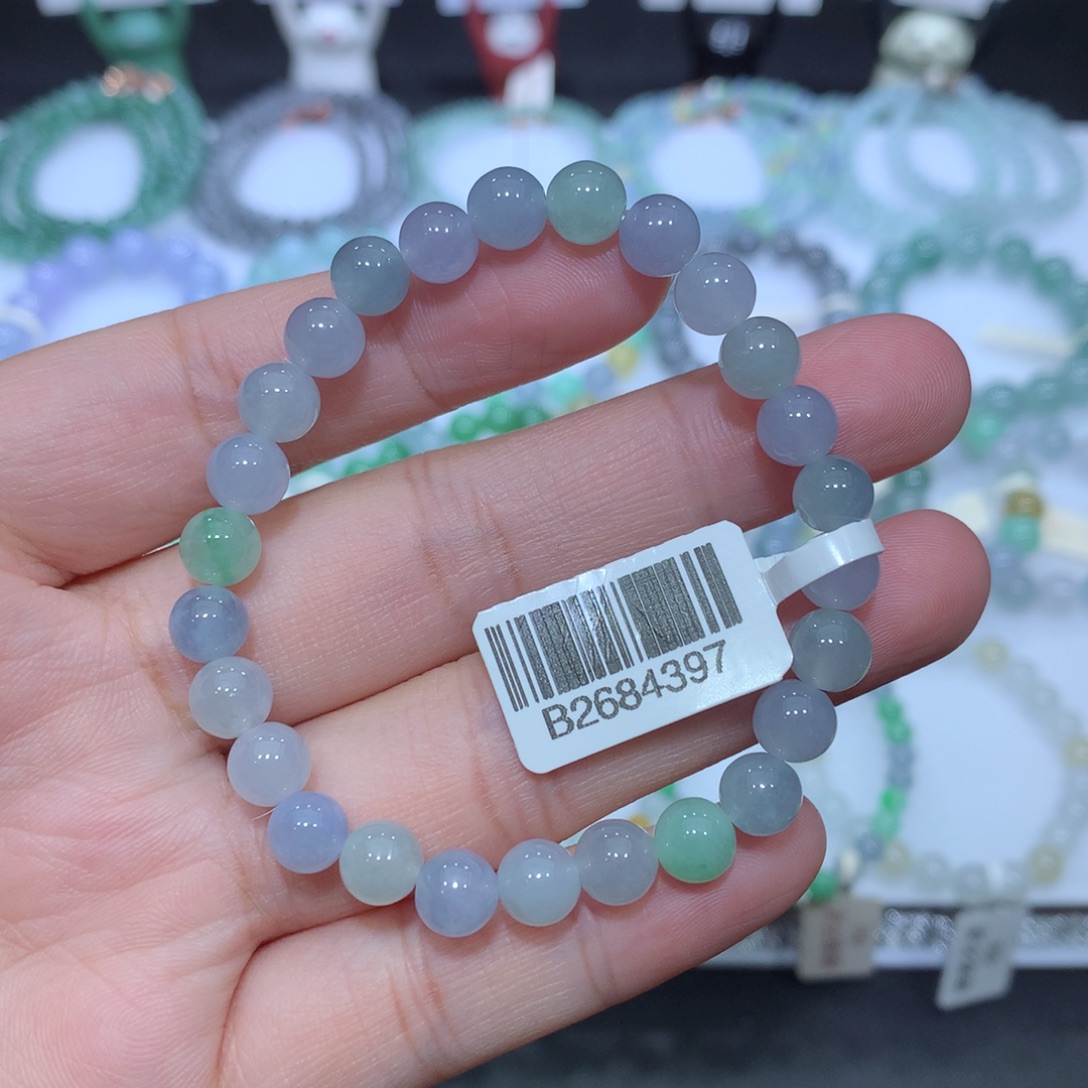 翡翠未镶嵌手串天然