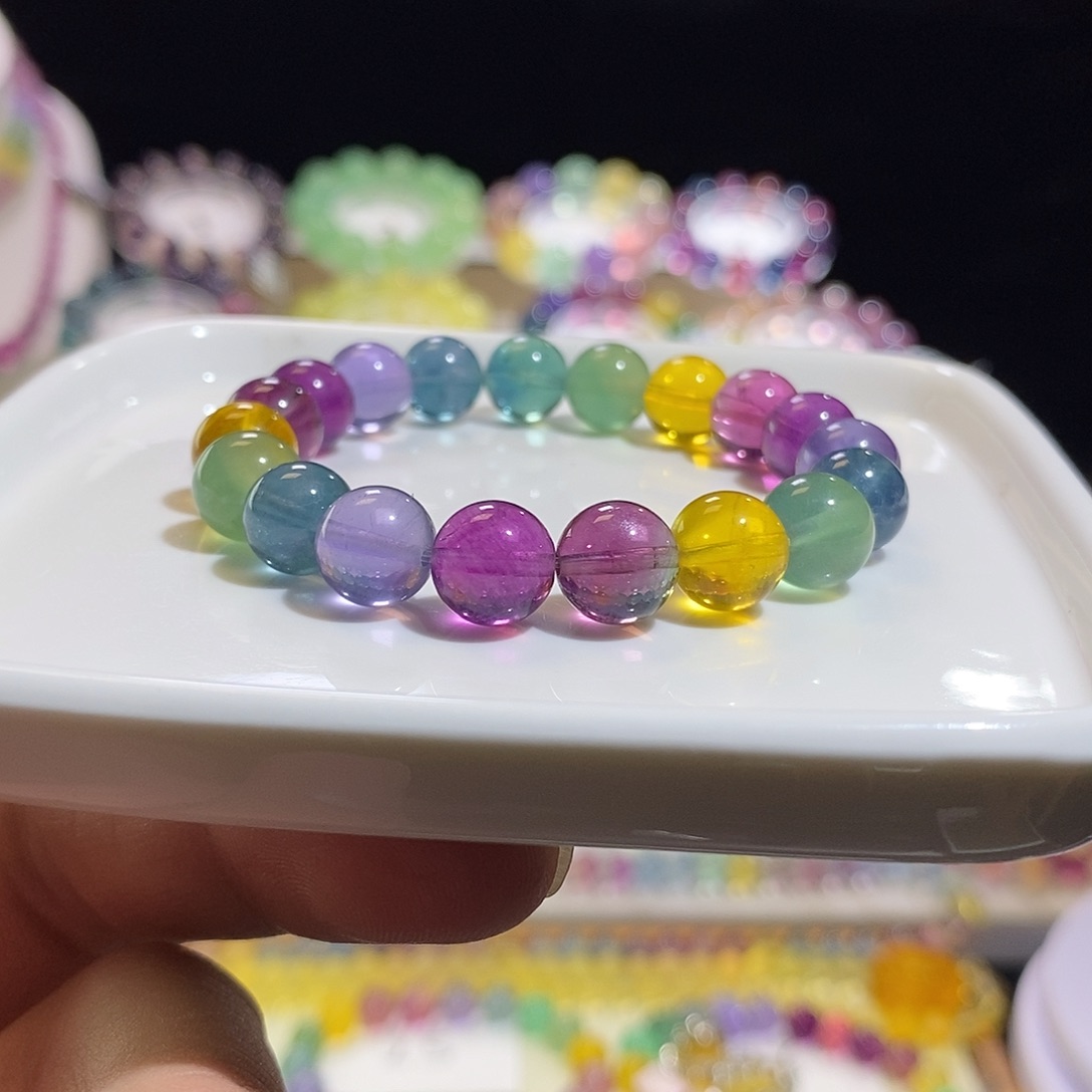 手链未镶嵌水晶色标10mm