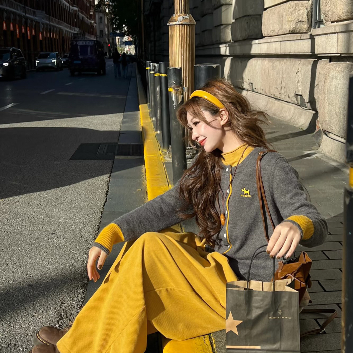 Ann女装韩版时尚穿搭慵懒风