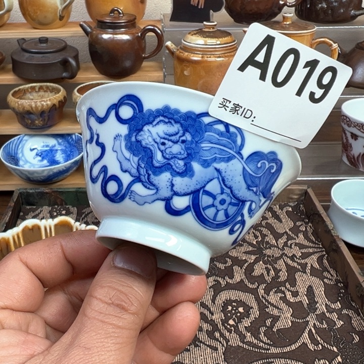 摆件019 景德镇手工柴烧茶器