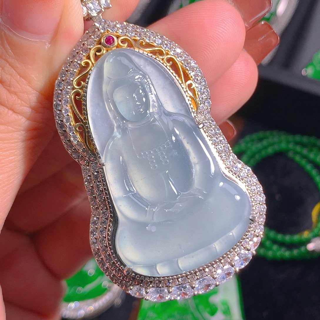 翡翠吊坠(不含链)未镶嵌