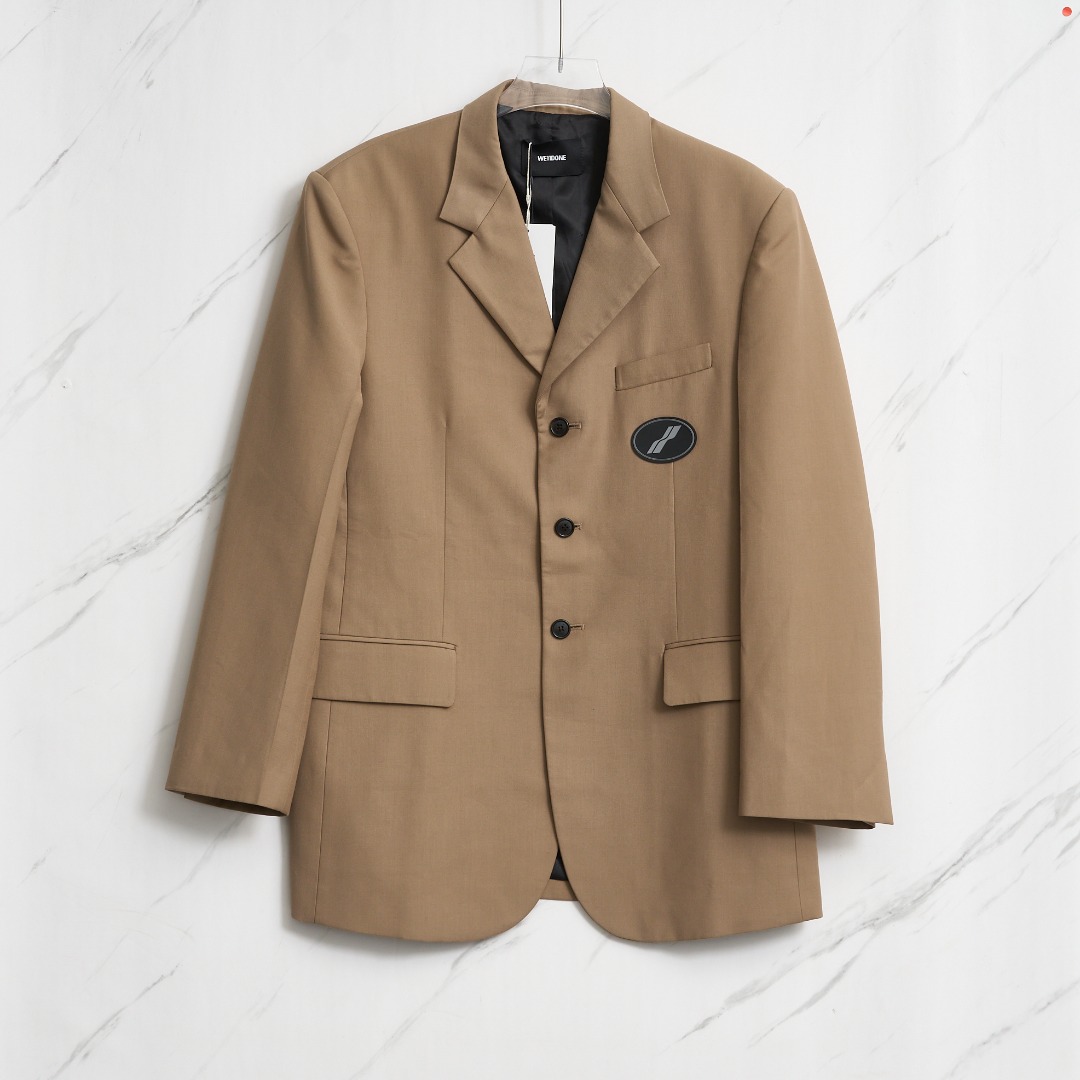 全新未使用/WellDone中性徽章西装外套WEBU00240