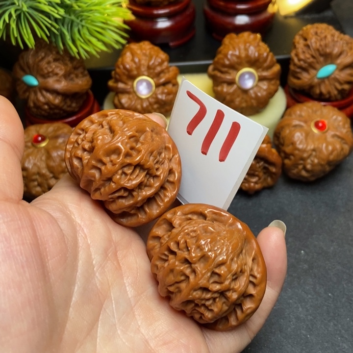 文玩核桃把件41宫灯711