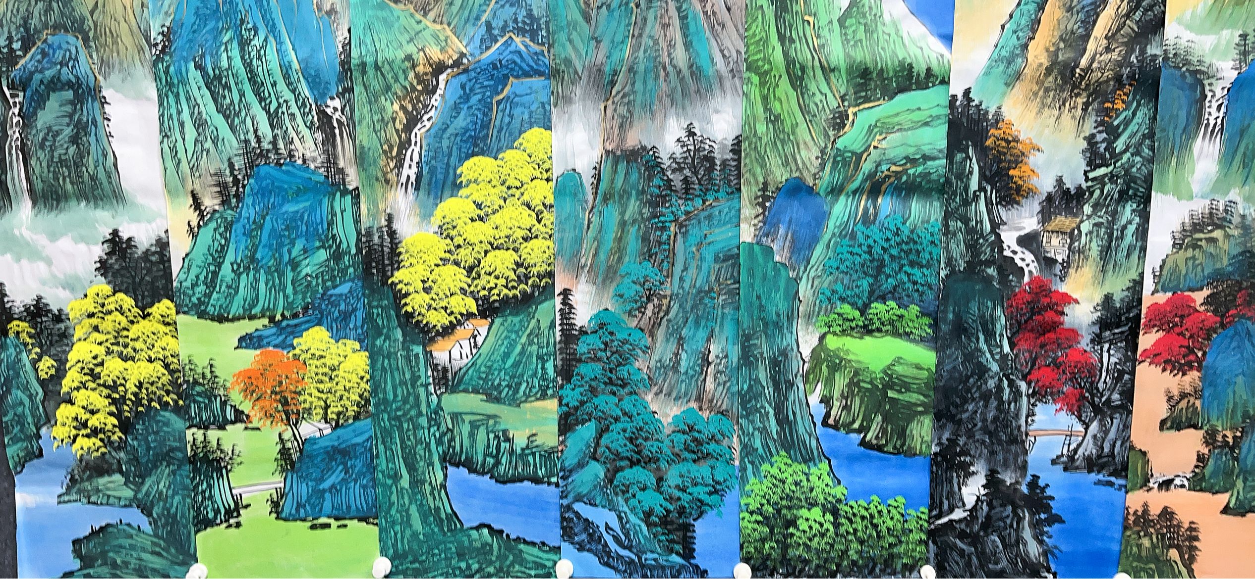 【优斯特】精品十二条屏装饰画通用链接