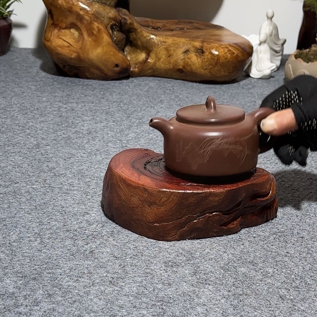 红榉木材质壶承底座