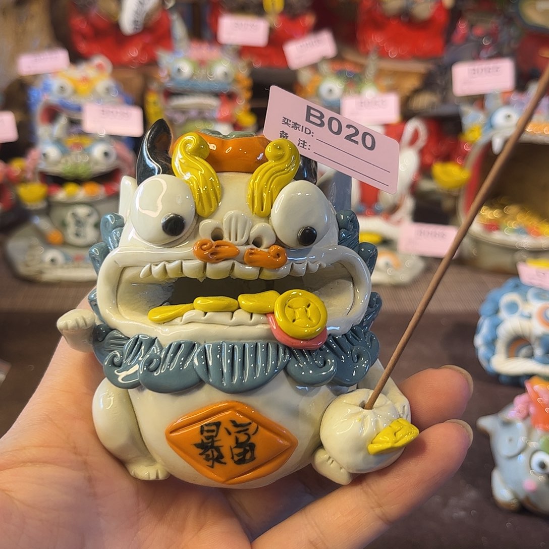 泥塑纯手工茶宠摆件