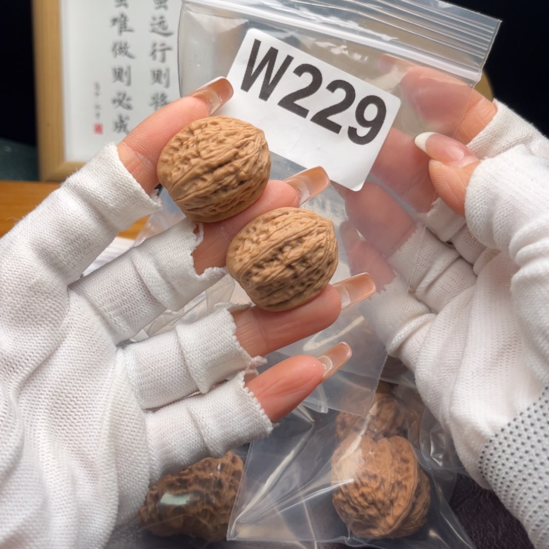 文玩核桃把件27如意w 229