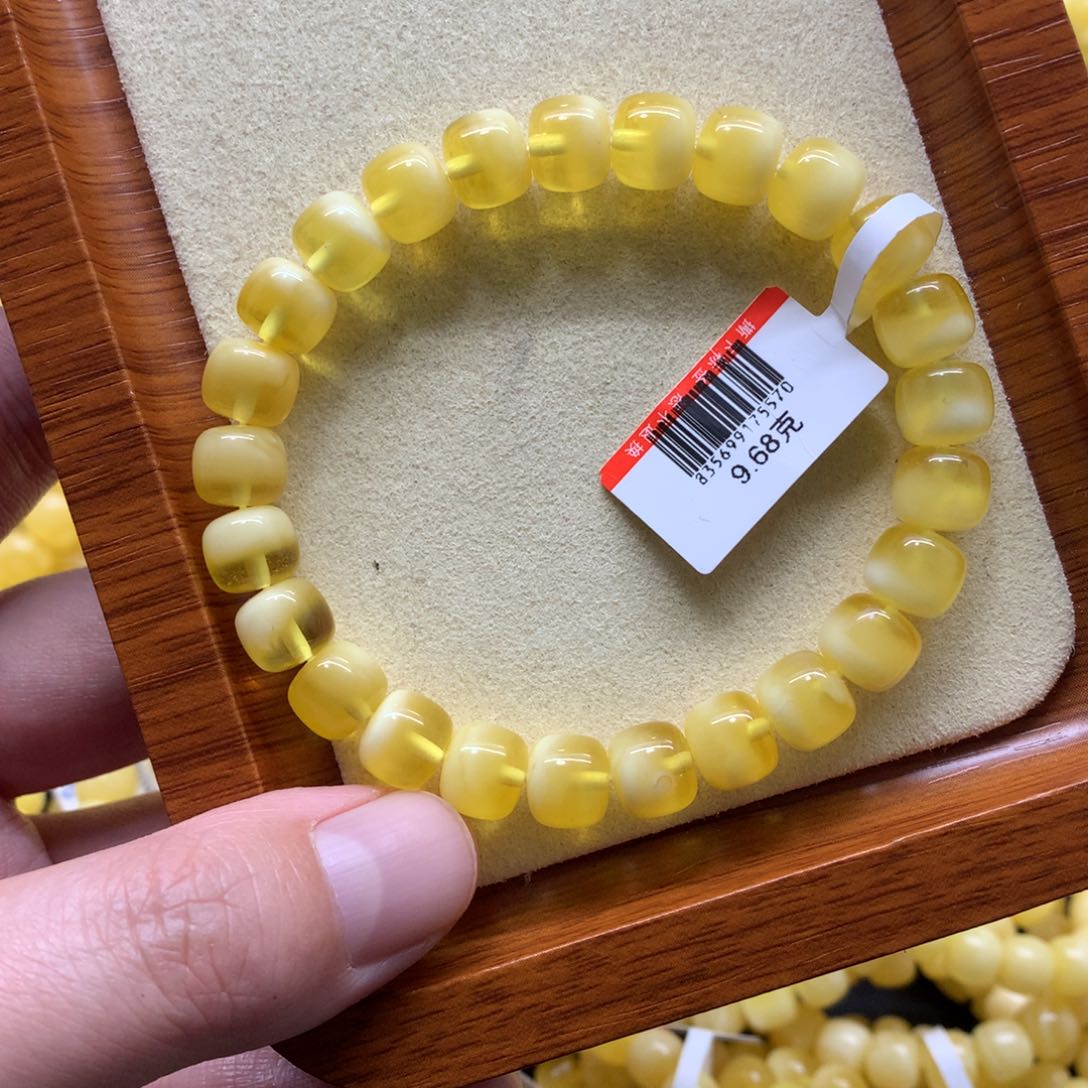 蜜蜡手链未镶嵌蜜蜡