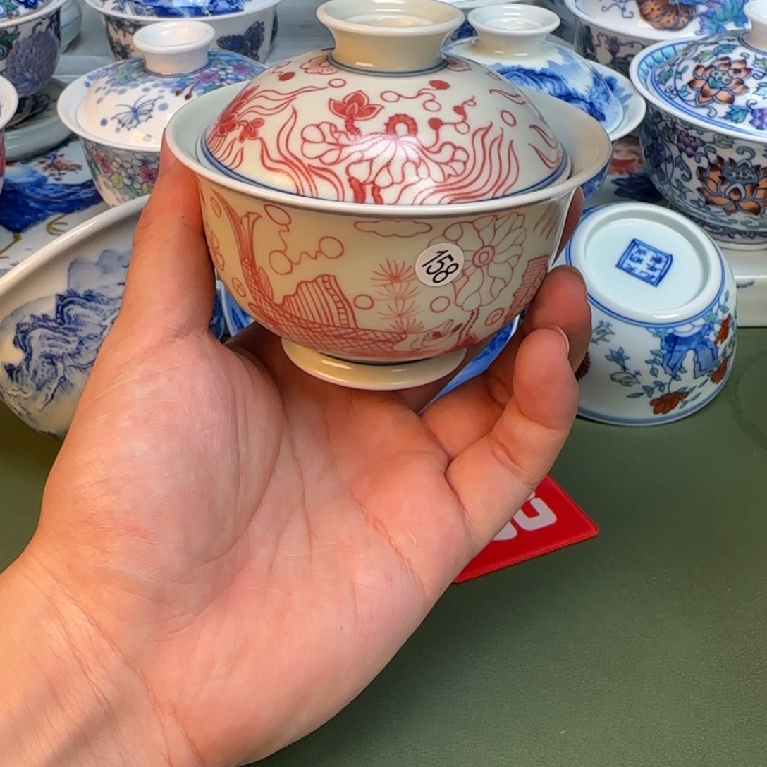 彦祖纯手工手绘茶具158