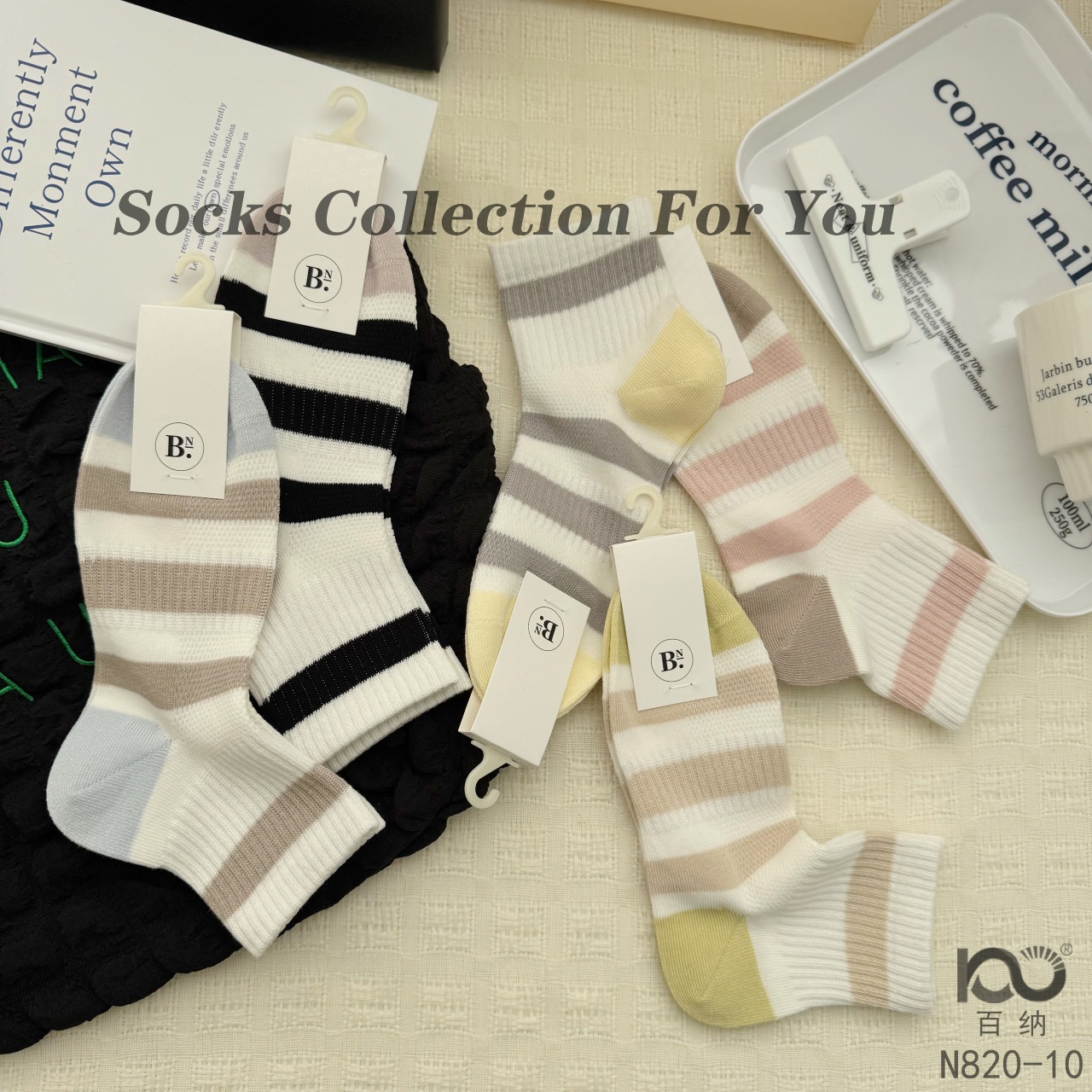 N820百纳春夏新款单针 长绒棉长绒棉韩系女袜吸汗防臭透气