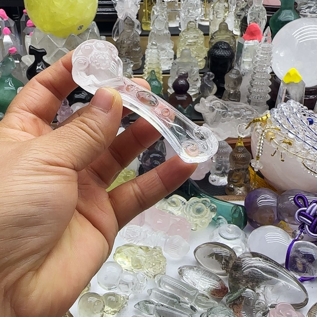 水晶车挂未镶嵌摆件