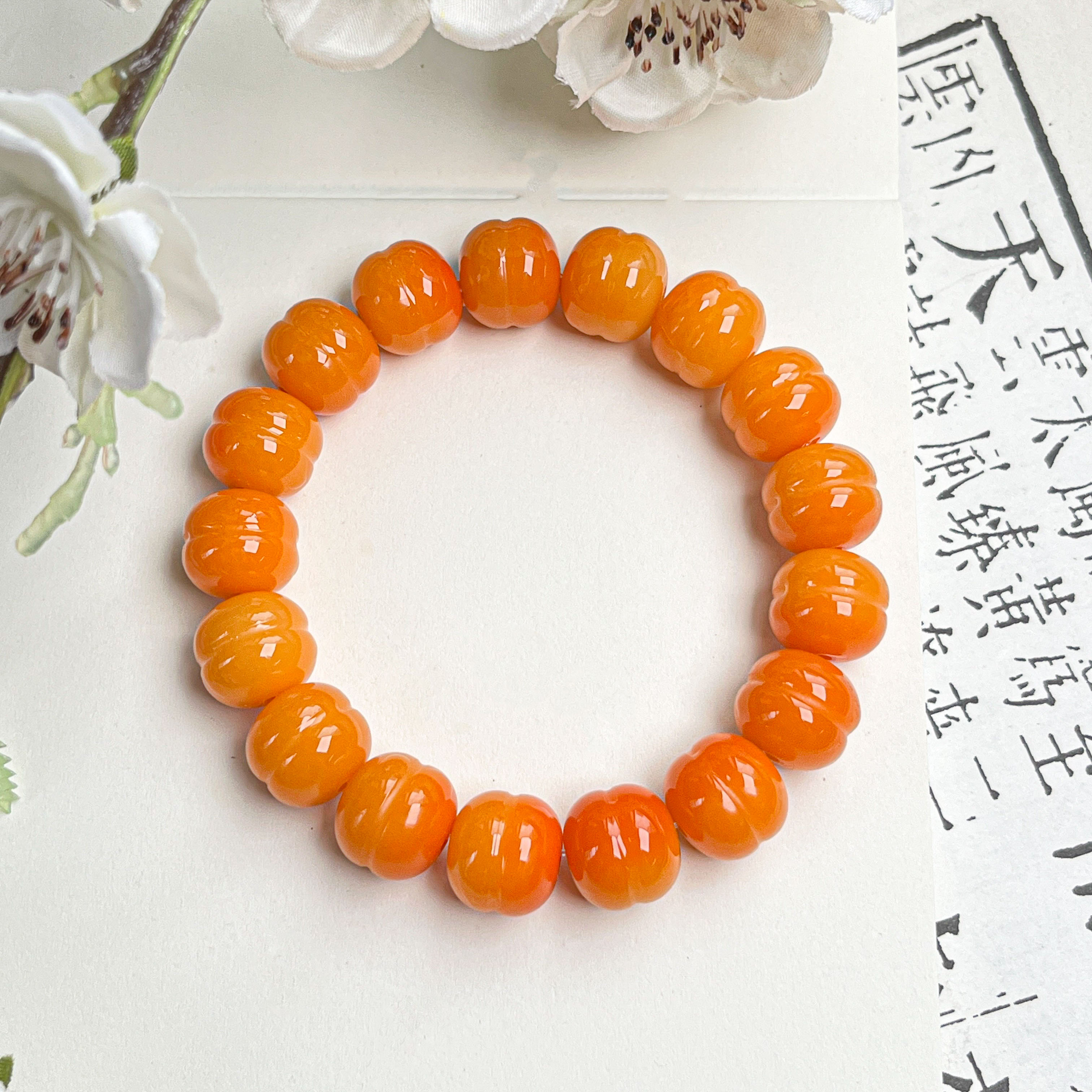 （咸蛋黄）汉堡菩提手串13*12mm    F31BQ03571312-017