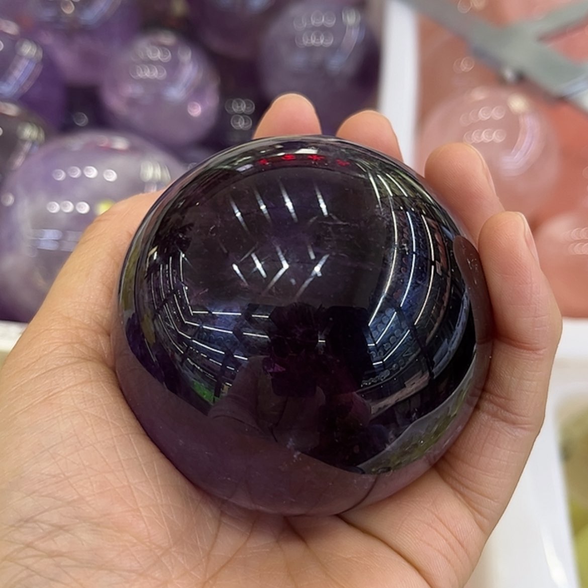 【闪购商品】水晶摆件球未镶嵌