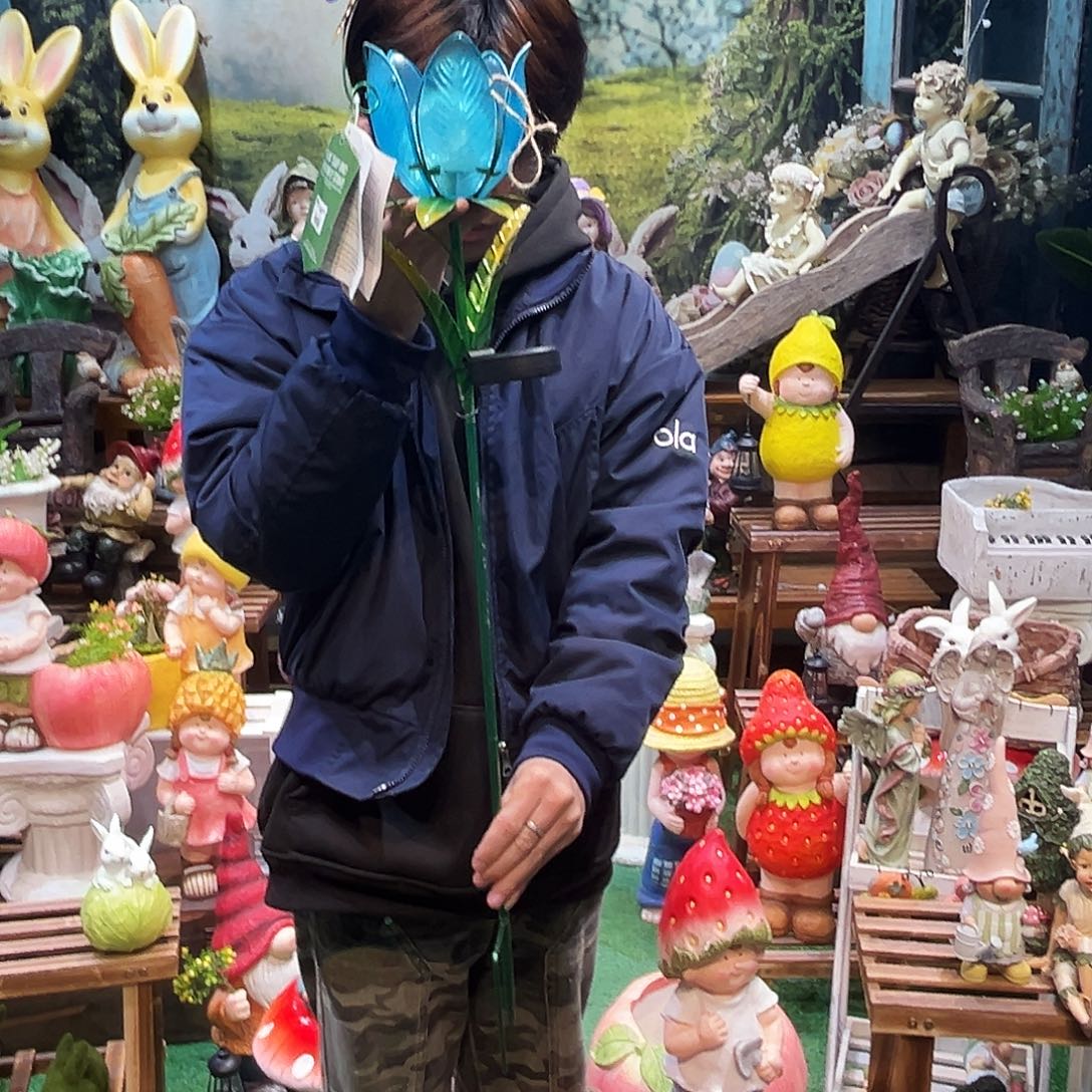 花园摆件红红火火