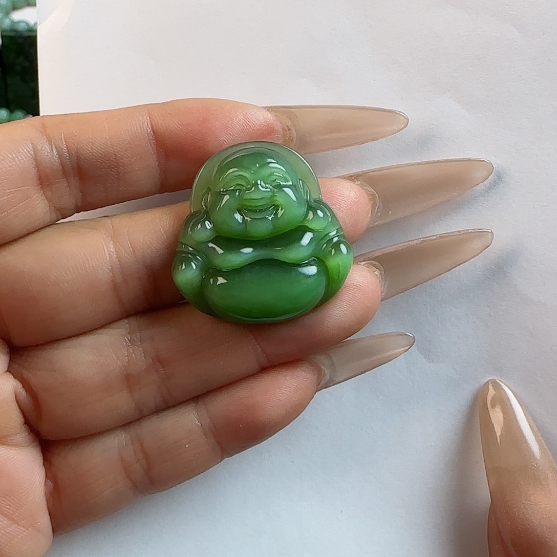 和田玉吊坠(不含链)未镶嵌