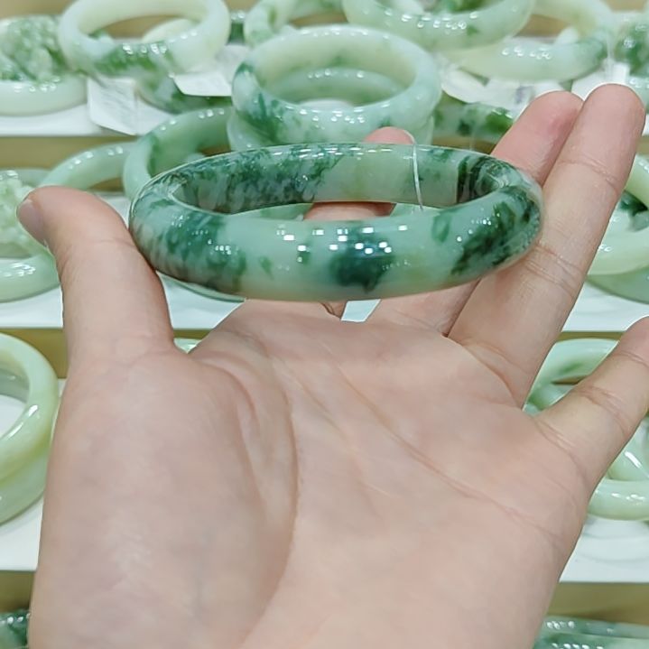 透闪石-蛇纹石玉手镯未镶嵌平****5
