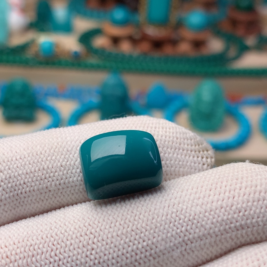 绿松石珠宝奇石未镶嵌14m✖️11m