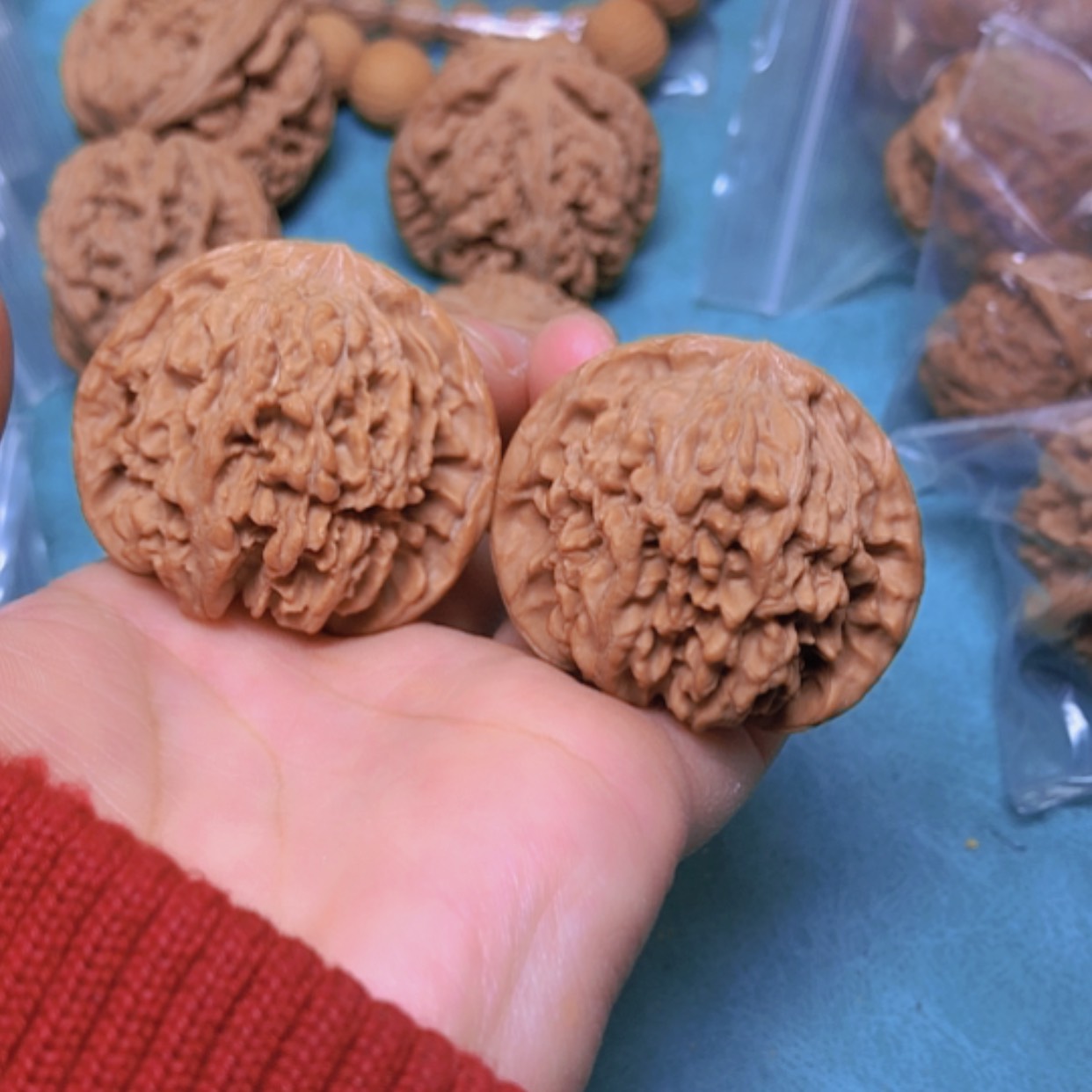 【闪购商品】摆件核桃42.5满天星有修