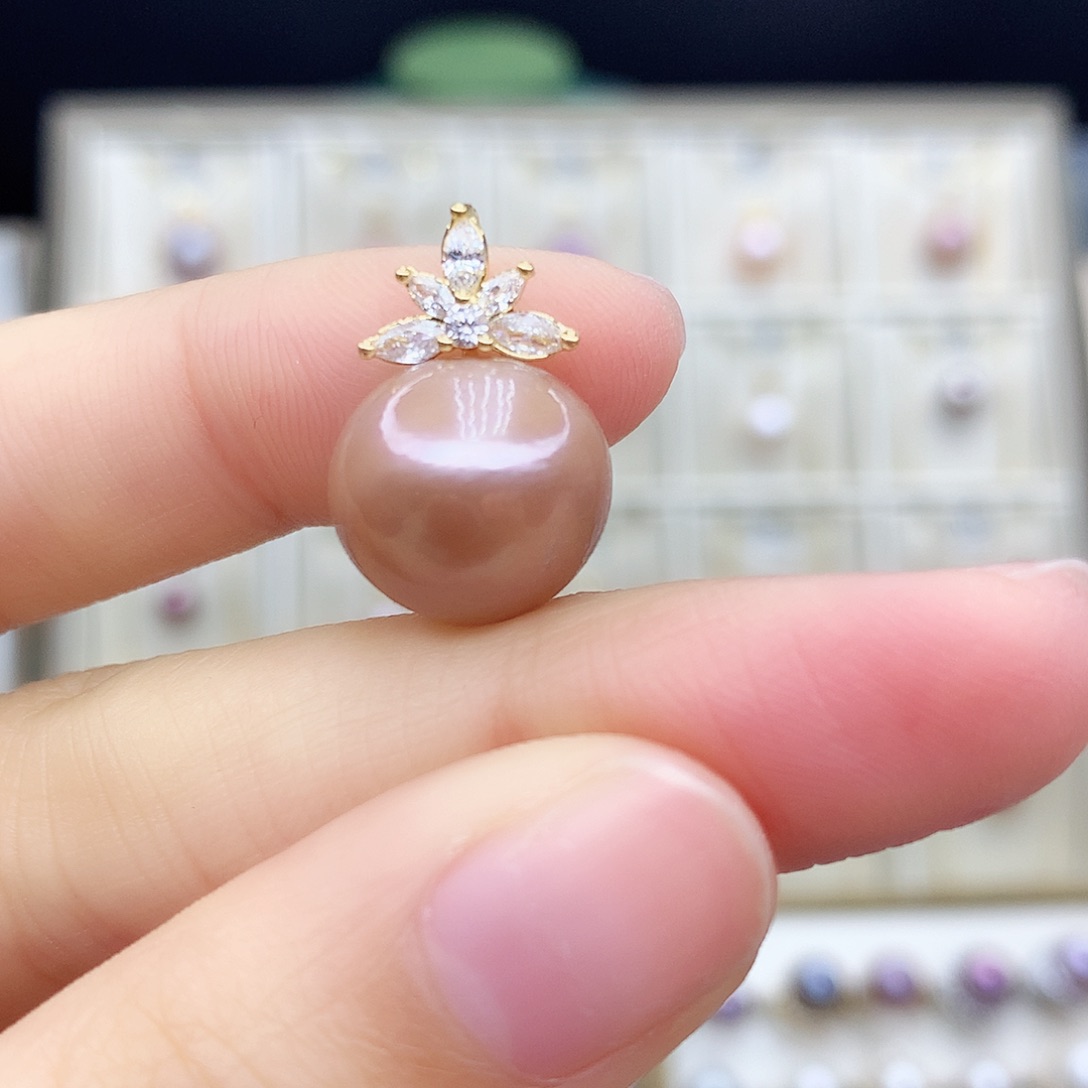 淡水珍珠颈饰合金