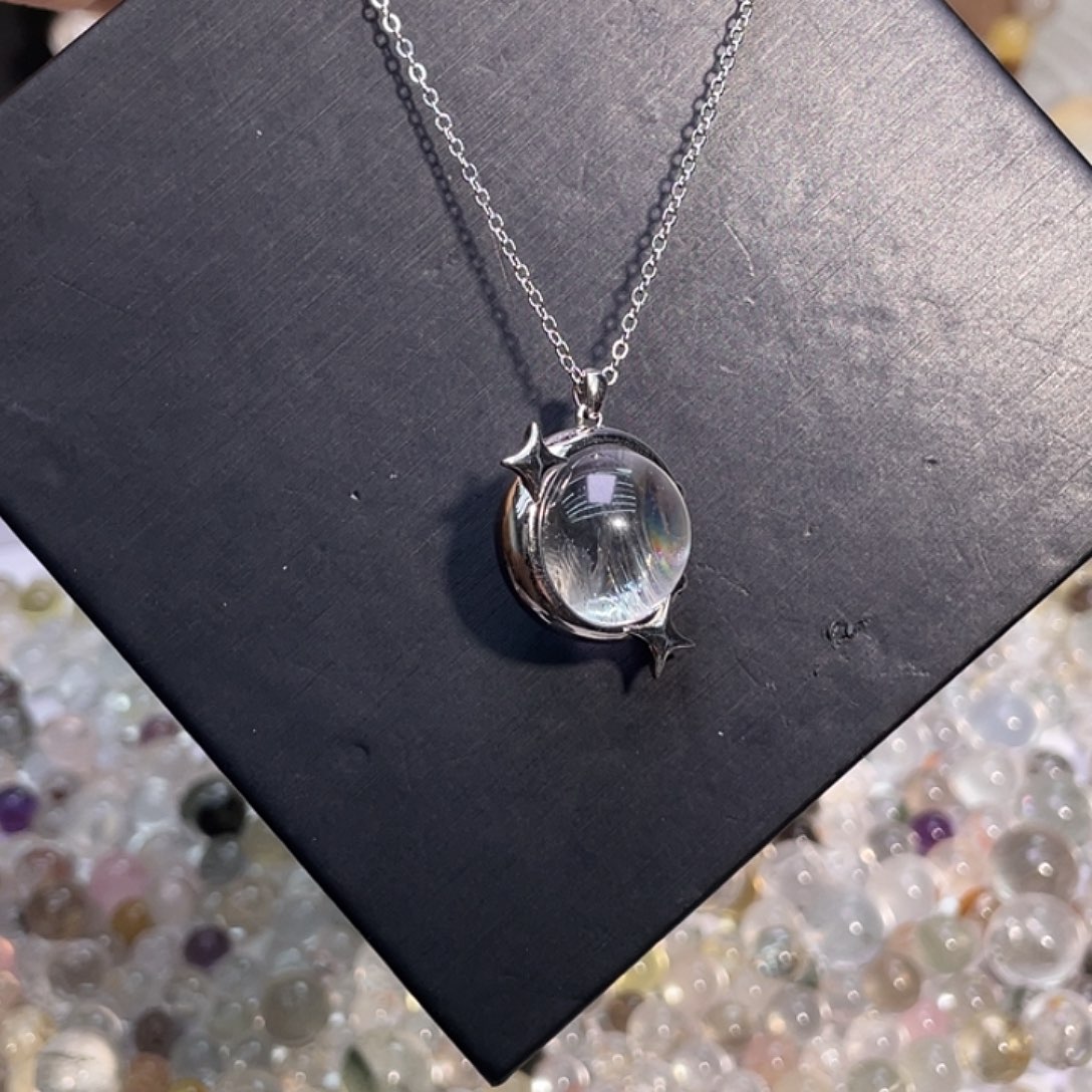 K****水晶珠宝半成品银S925镶嵌134