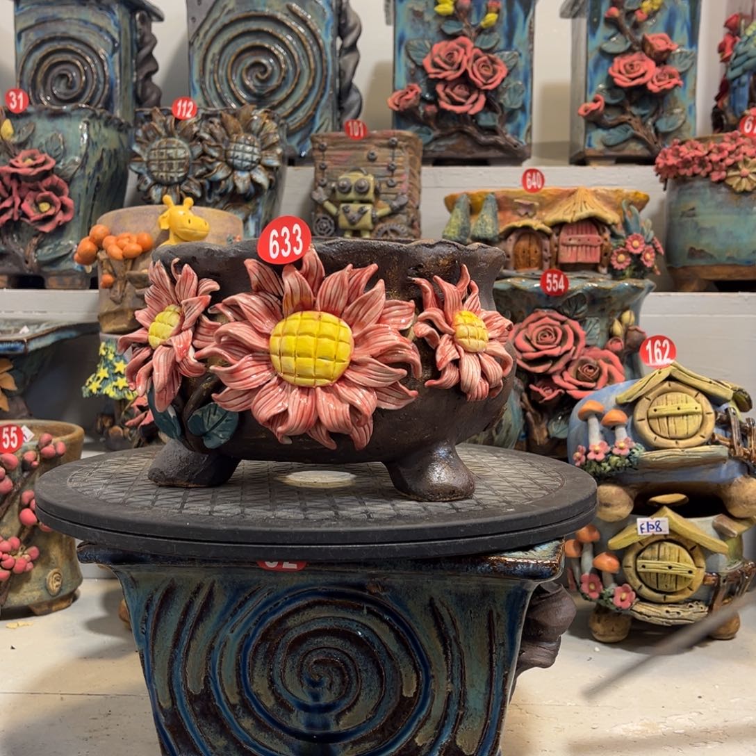 陶瓷福利633陶然花盆