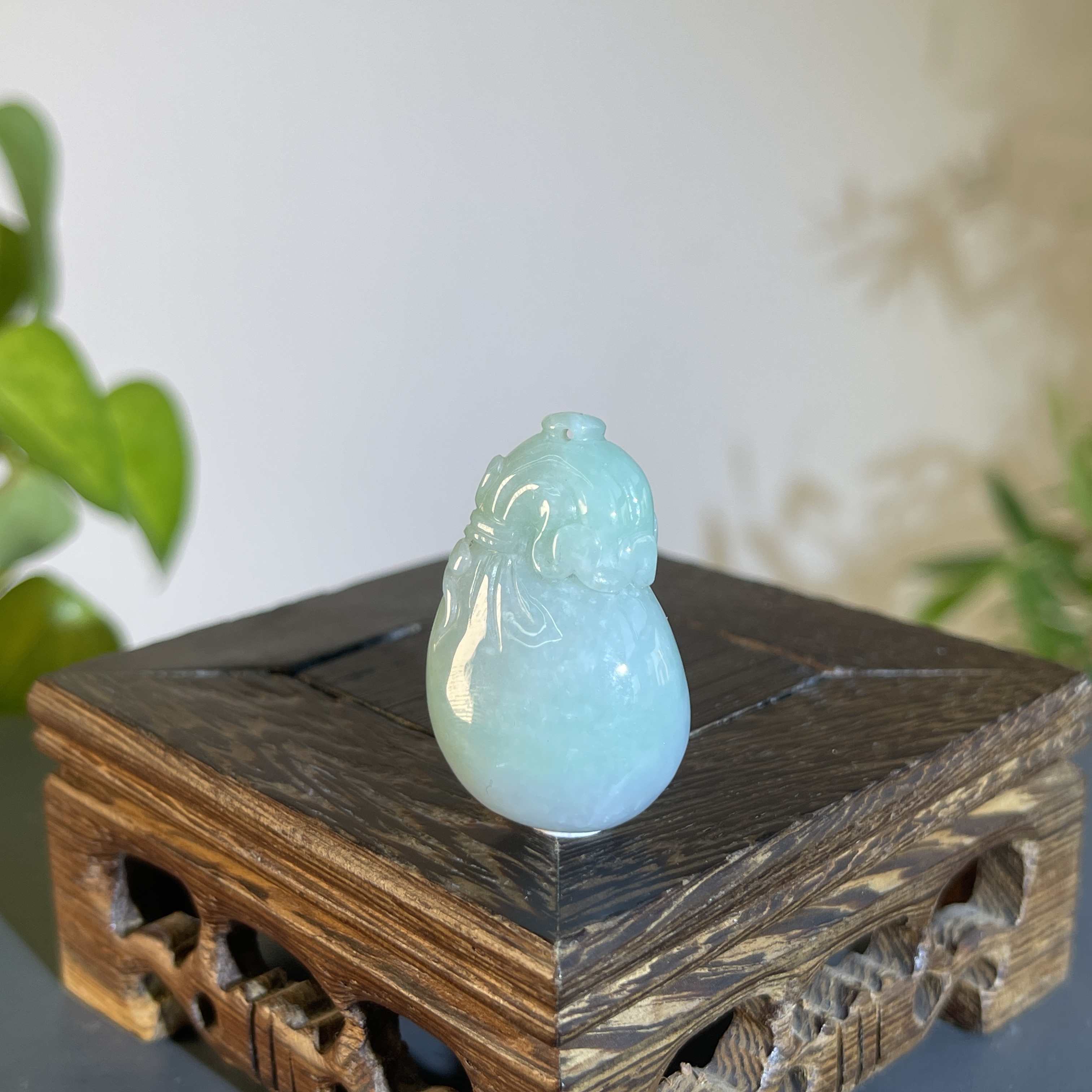 JTW18-35 天然缅甸A货翡翠 代代有钱