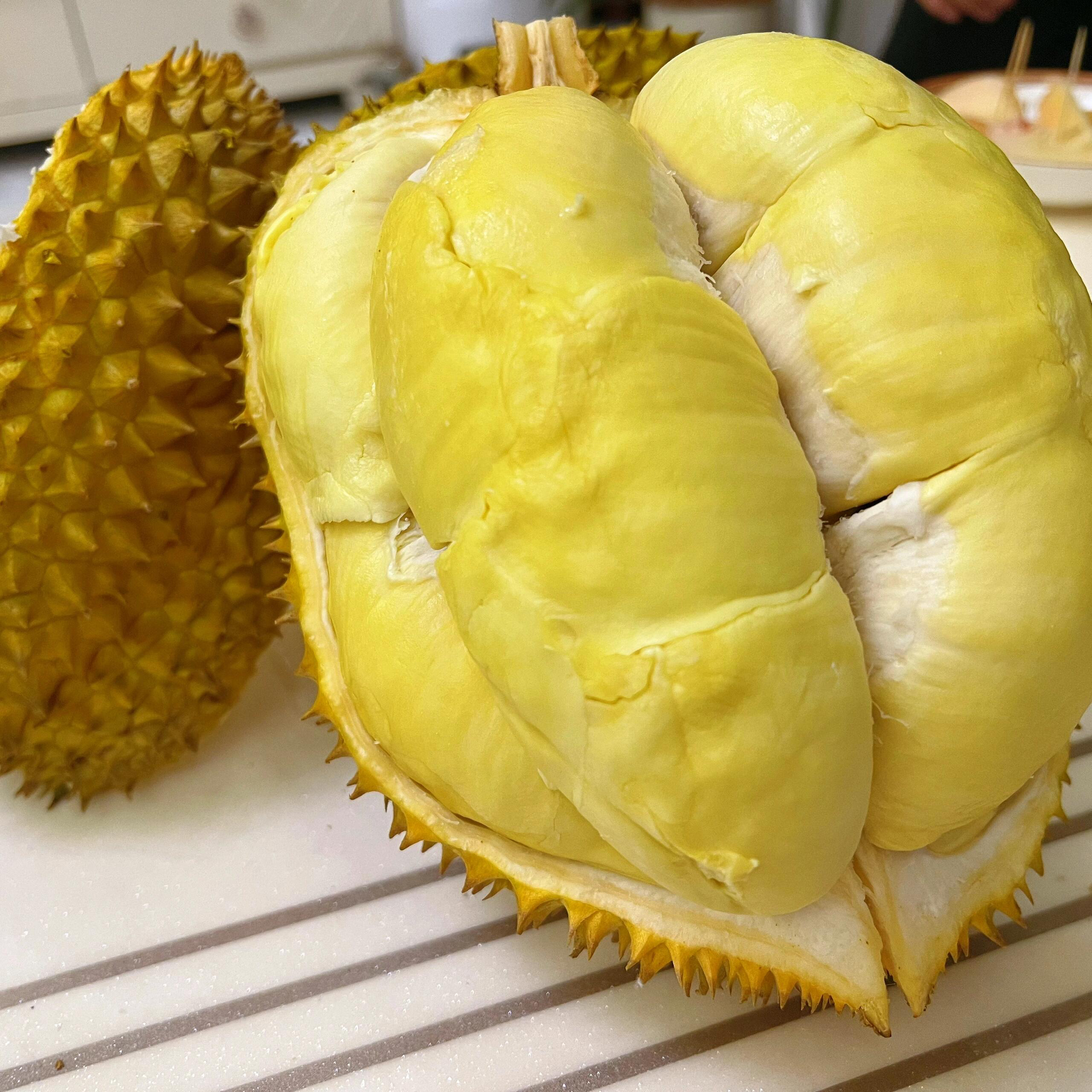 默认扒盒新鲜金枕榴莲干包肉500g-3500g核小榴莲同城配金枕泰国