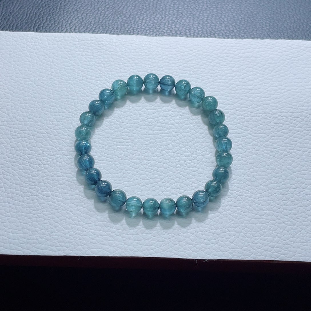 碧玺未镶嵌手链6.9mm左右