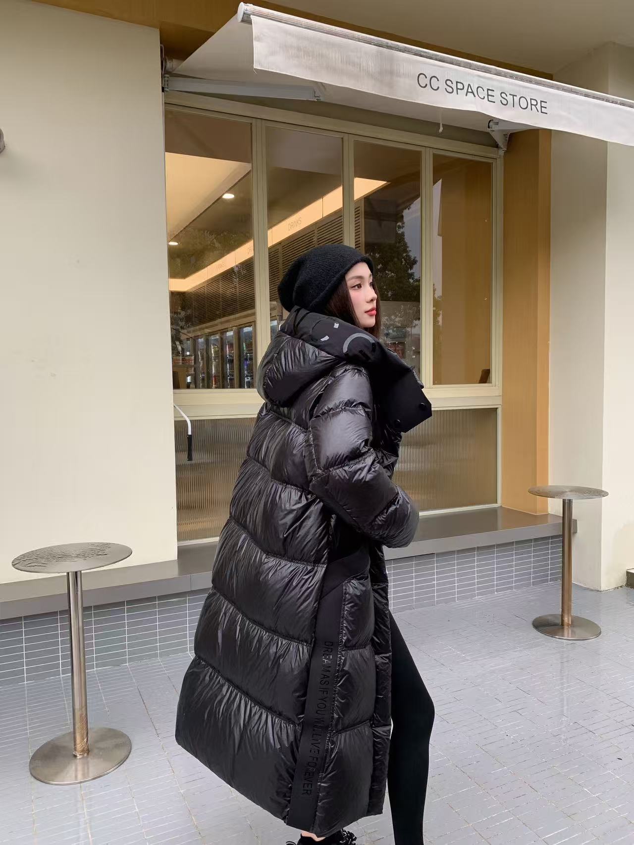 238617#黑金系列长款羽绒服