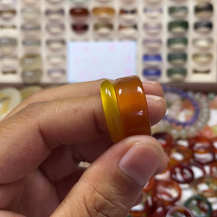 恋***止未镶嵌石英质玉戒指不退换