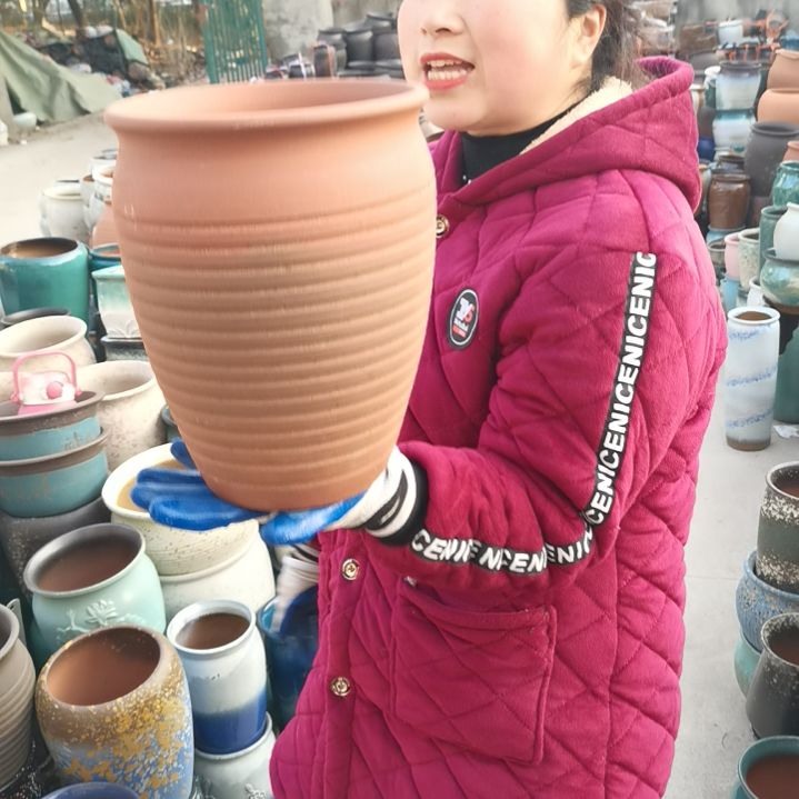 红陶口20高27瑕疵