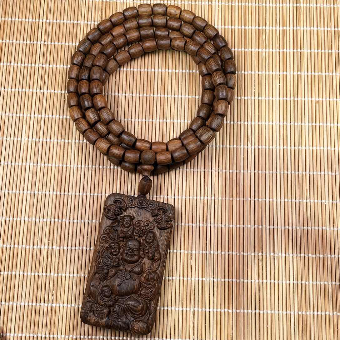 【闪购商品】沉香手串土*越南富森红土金丝沉香