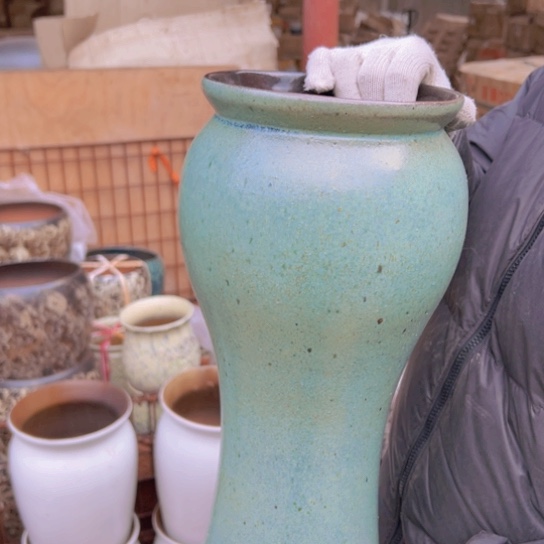 紫砂花盆高43口18———-