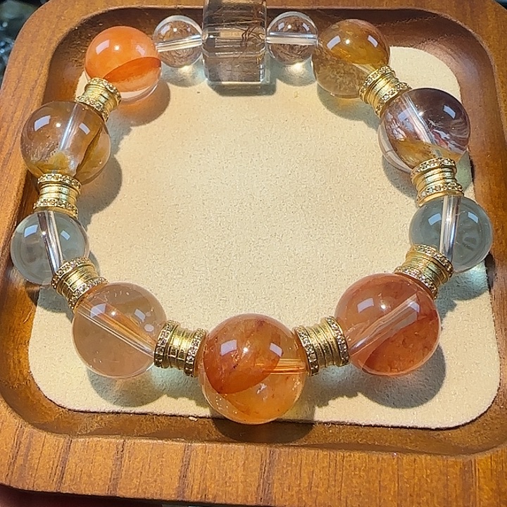 手链水晶银S925镶嵌