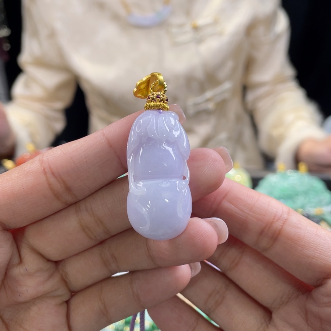 翡翠颈饰未镶嵌代编织