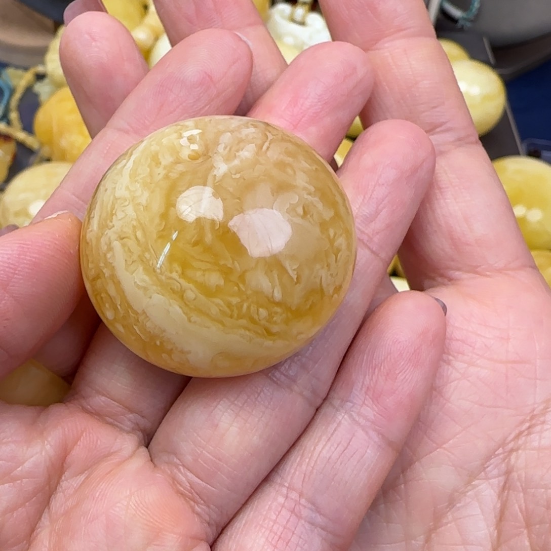 蜜蜡颈饰未镶嵌天然蜜蜡